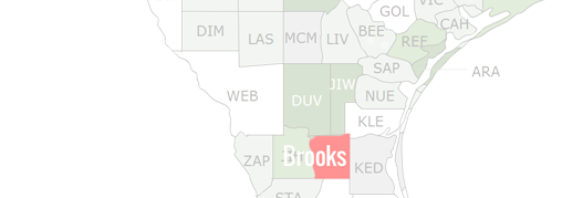 Brooks County Map