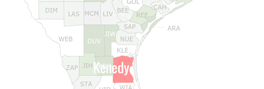 Kenedy County Map