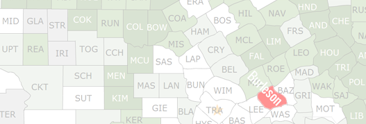 Burleson County Map