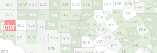 Ector County Map