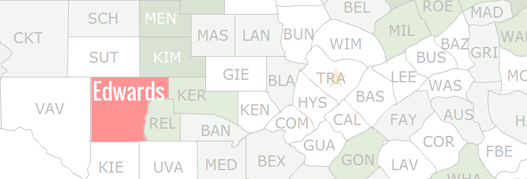 Edwards County Map