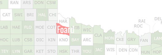 Foard County Map