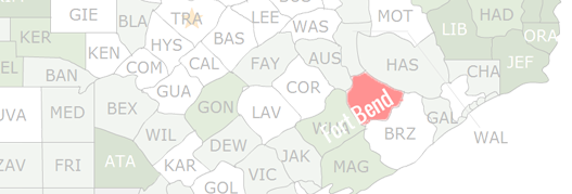 Fort Bend County Map