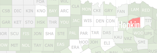 Hopkins County Map
