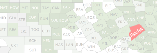 Houston County Map