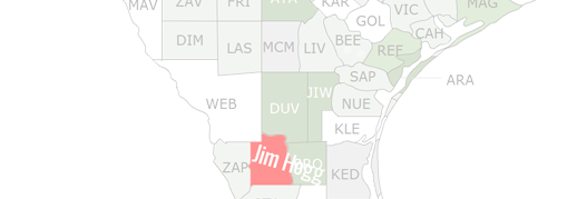 Jim Hogg County Map
