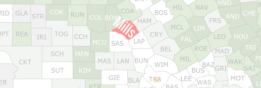 Mills County Map