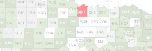 Montague County Map