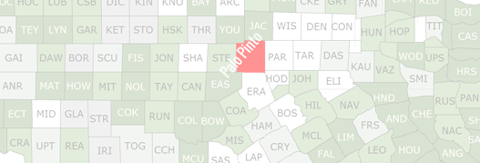 Palo Pinto County Map