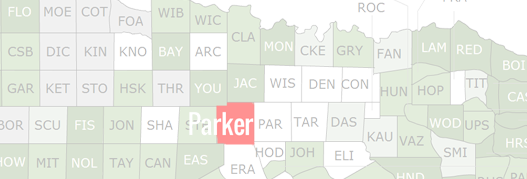 Parker County Map