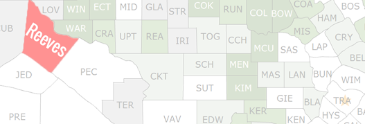 Reeves County Map