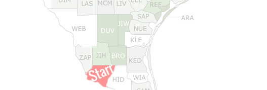 Starr County Map