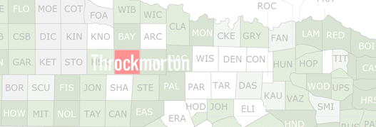 Throckmorton County Map