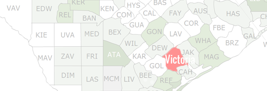 Victoria County Map