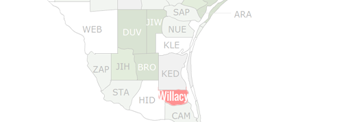 Willacy County Map